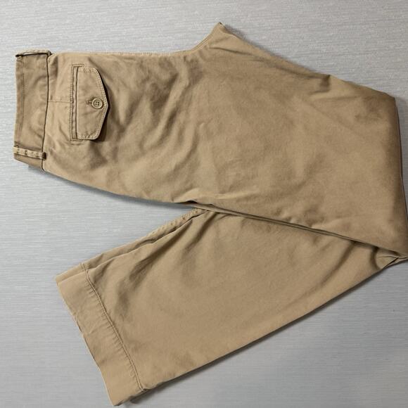 Banana Republic Ryan 2 Long Low Rise Boot Cut Pant Straight Chino Khaki 2L Y2K - Picture 4 of 14